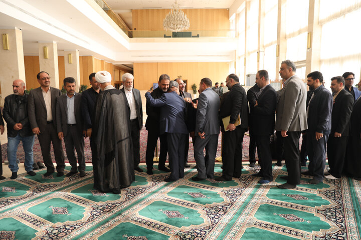 مراسم ختم پدر جباری نماینده مسجدسلیمان و برادر صالحی نماینده اقلید در مجلس