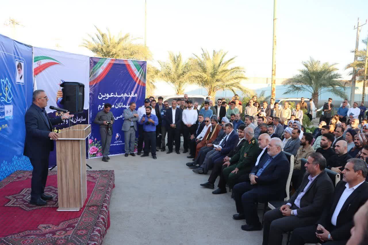 افتتاح مخزن ۵ هزار مترمکعب آب شهدای بوزی با پیگیری‌ نماینده مردم شادگان در مجلس