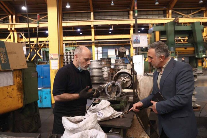 بازدید میدانی اعضای مجمع نمایندگان استان تهران از شهرک صنعتی شمس‌آباد