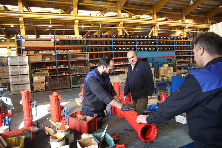 بازدید میدانی اعضای مجمع نمایندگان استان تهران از شهرک صنعتی شمس‌آباد