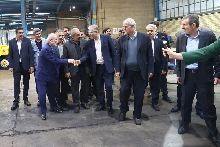 بازدید میدانی اعضای مجمع نمایندگان استان تهران از شهرک صنعتی شمس‌آباد