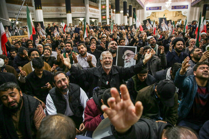 حضور مردم داغدار ایران در خیابان‌های سراسر کشور پس از اعلام خبر شهادت امام خامنه‌ای