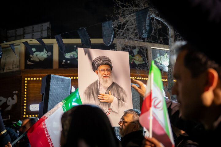 عزاداری مردم تهران در سوگ رهبر شهید انقلاب اسلامی