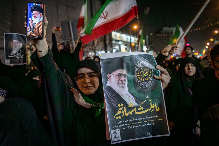 عزاداری مردم تهران در سوگ رهبر شهید انقلاب اسلامی