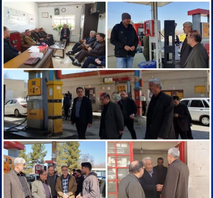 بازدید نماینده تویسرکان از جایگاه‌های سوخت شهری
