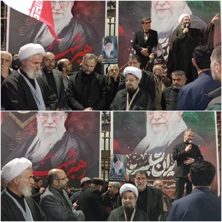 حضور و سخنرانی حسن‌نتاج در جمع مردم ولایتمدار امیرکلا