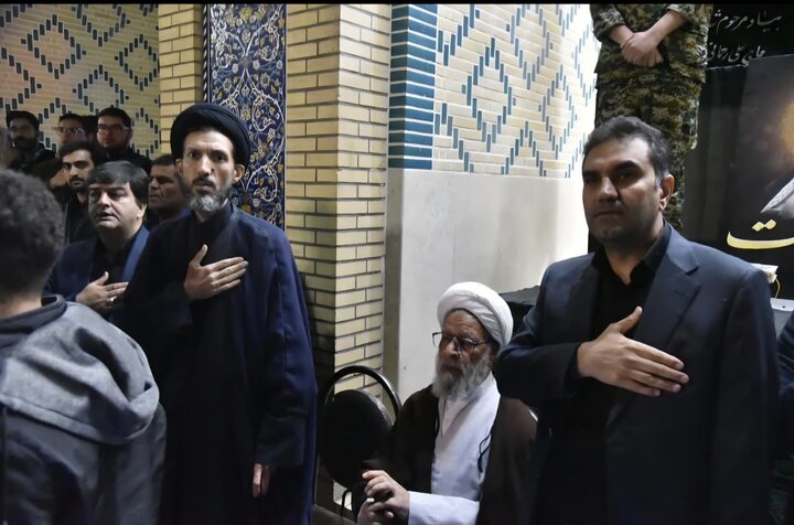 حضور پوردهقان در اجتماع بزرگ عزاداران در اردکان