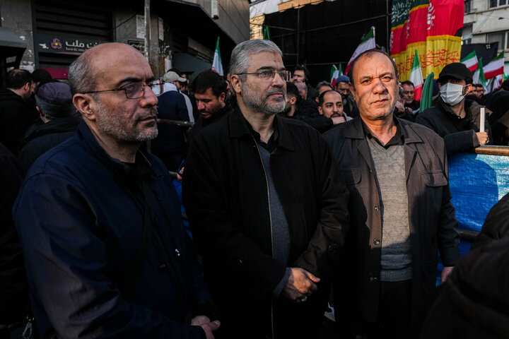 اجتماع مردمی بیعت با آیت‌الله سید مجتبی خامنه‌ای سومین رهبر معظم انقلاب اسلامی - تهران