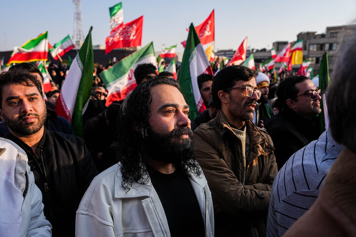اجتماع مردمی بیعت با آیت‌الله سید مجتبی خامنه‌ای سومین رهبر معظم انقلاب اسلامی - تهران