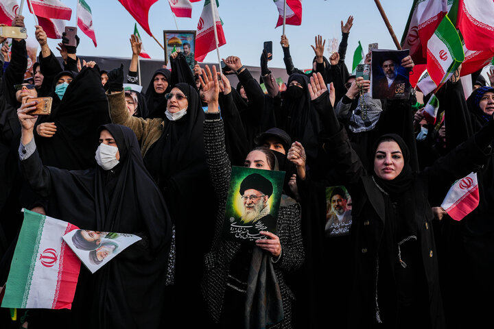 اجتماع مردمی بیعت با آیت‌الله سید مجتبی خامنه‌ای سومین رهبر معظم انقلاب اسلامی - تهران