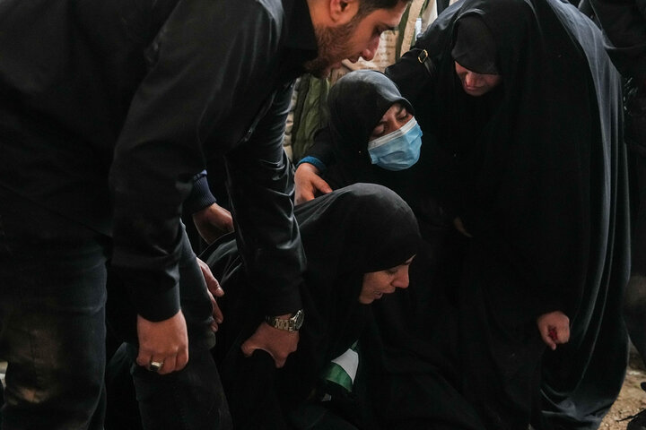 مراسم وداع با پیکر شهدای حملات آمریکا و رژیم صهیونیستی در بهشت زهرا(س) تهران