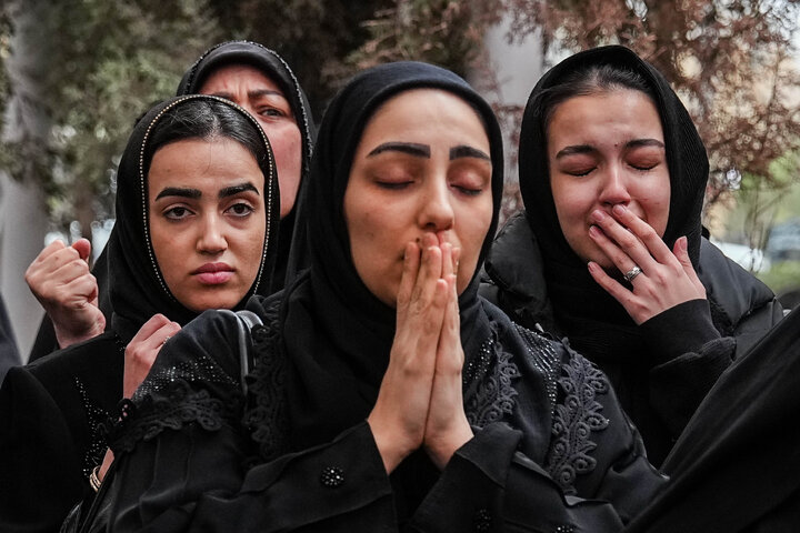 مراسم وداع با پیکر شهدای حملات آمریکا و رژیم صهیونیستی در بهشت زهرا(س) تهران