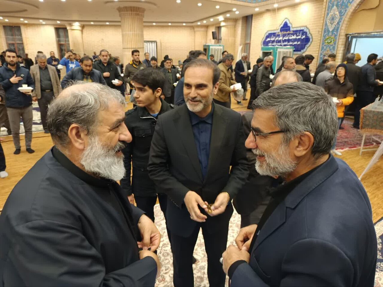 حضور قاسمی در مراسم احیای شب بیست‌وسوم ماه رمضان در مسجد فاطمه‌الزهرا(س) دهاقان