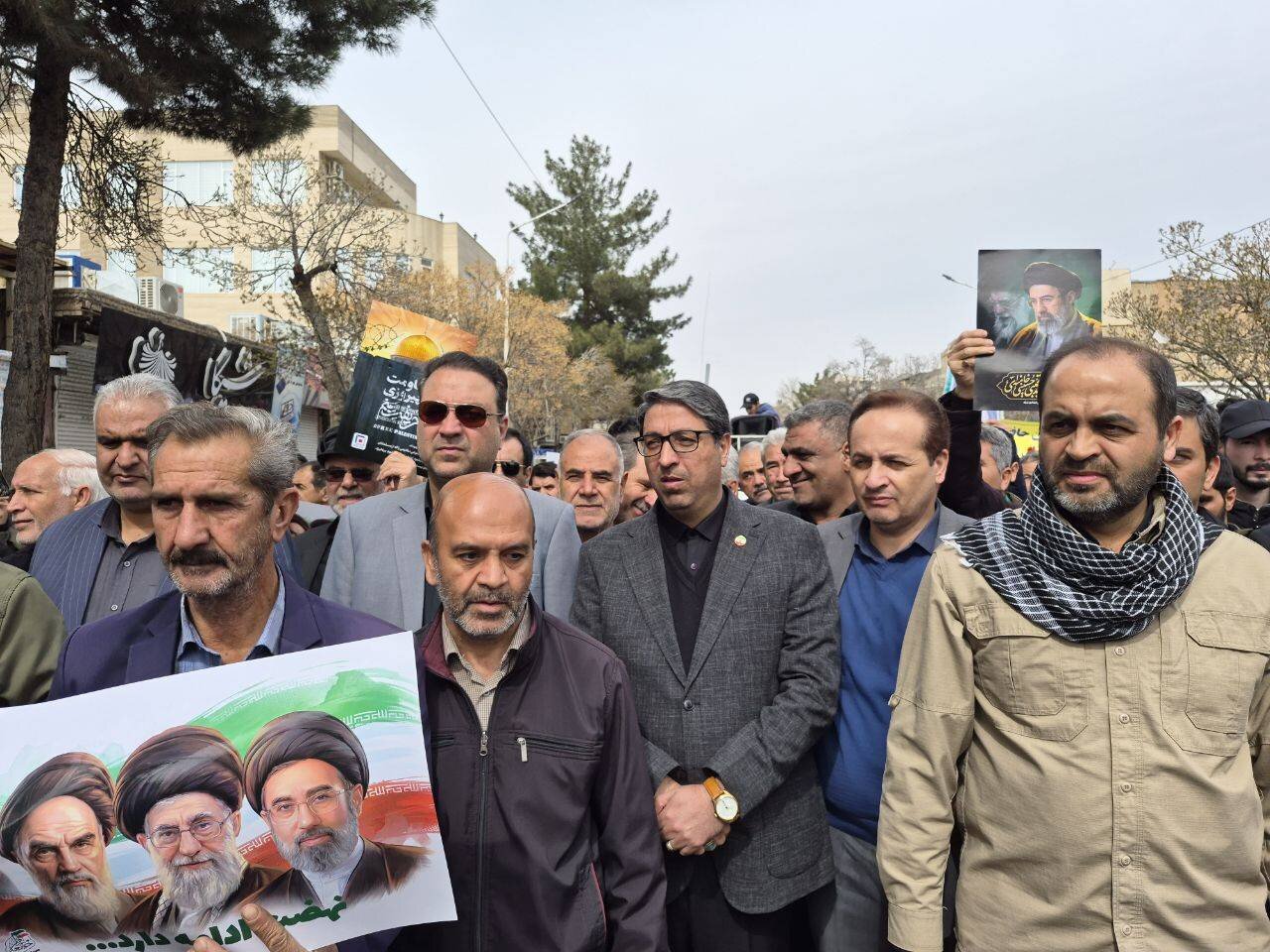حضور نمایندگان مجلس در راهپیمایی پرشور روز قدس
