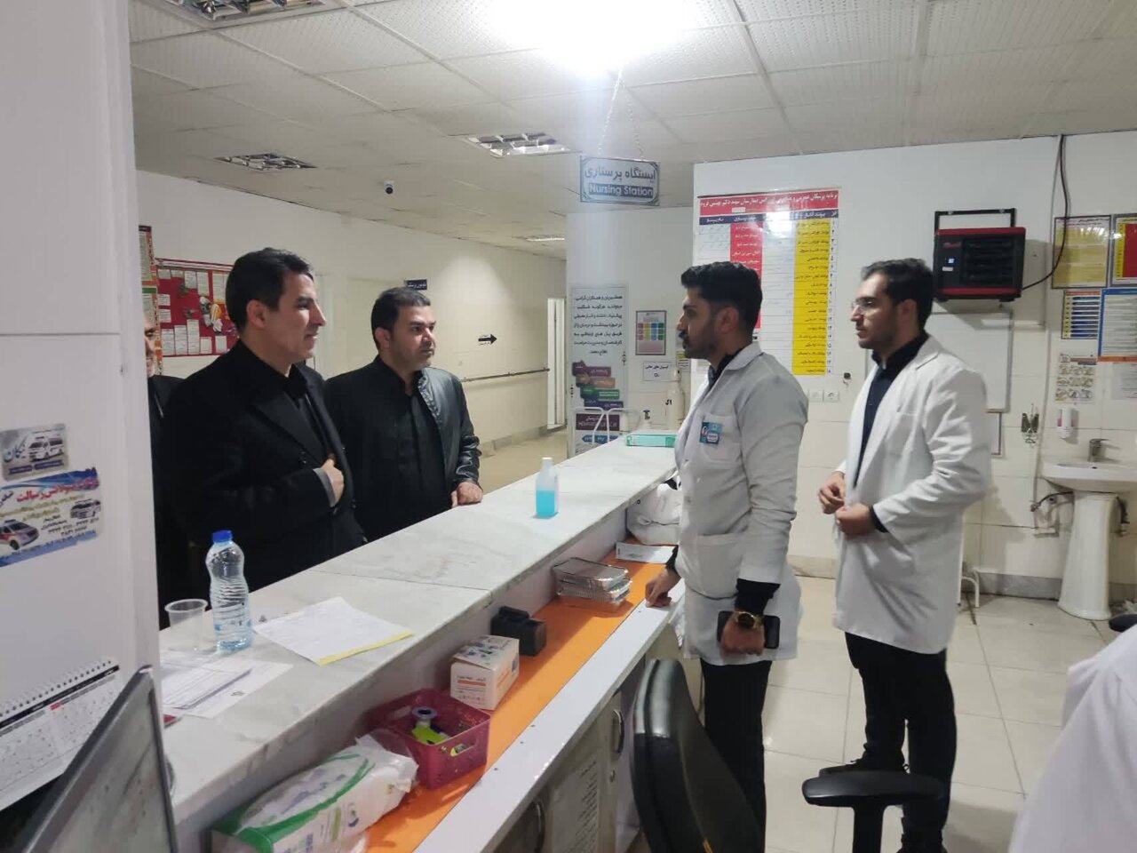 عیادت شیخی زاده از مجروحان حمله آمریکایی صهیونی در بیمارستان شهید بهشتی قروه
