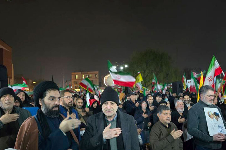 حضور قیصری نماینده مجلس شورای اسلامی در تجمعات مردمی