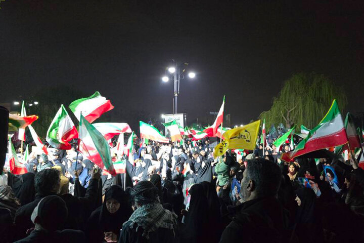 حضور قیصری نماینده مجلس شورای اسلامی در تجمعات مردمی