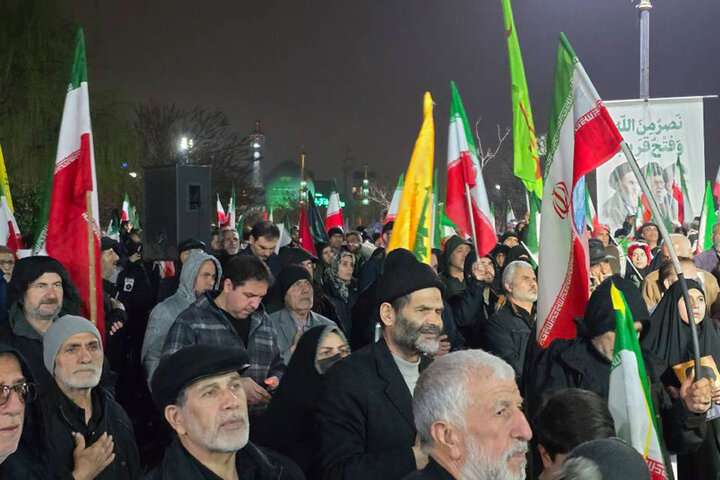 حضور قیصری نماینده مجلس شورای اسلامی در تجمعات مردمی