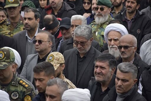 حضور «سنگدوینی» در مراسم تشییع شهید مدافع وطن و مواکب شهر گرگان