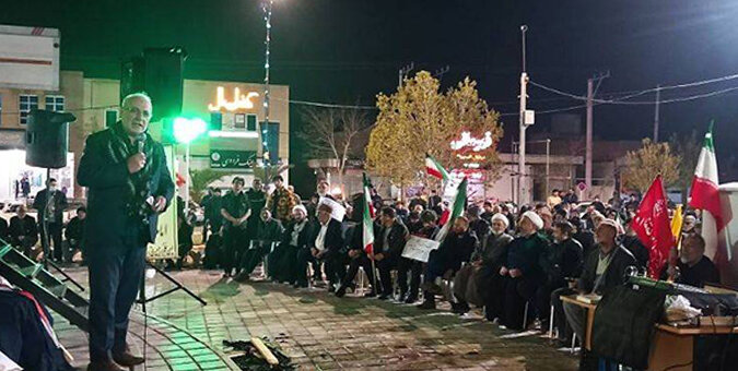 حضور حاجی‌دلیگانی در میان اجتماعات مردمی شاهین‌شهر و گز