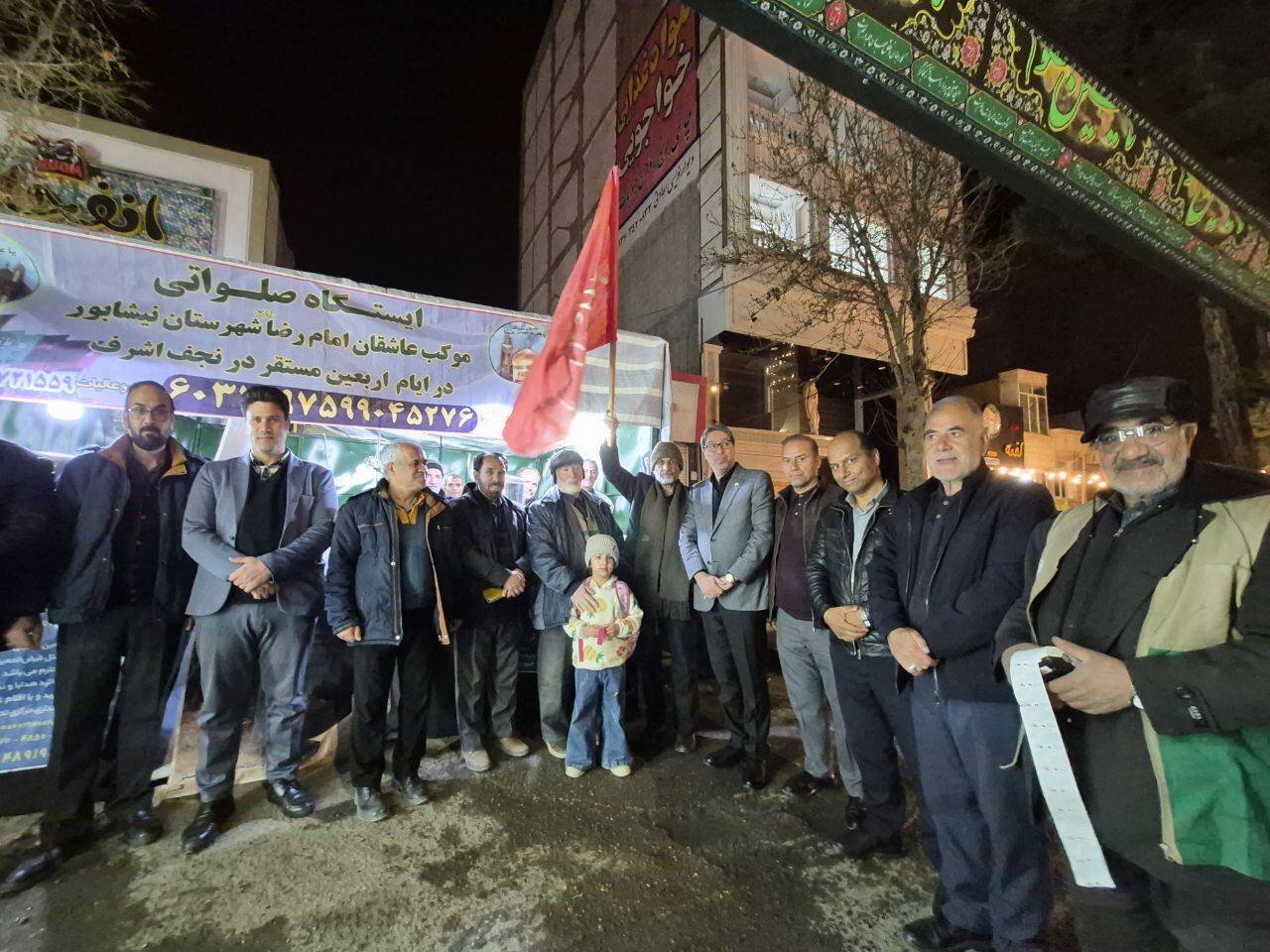 حضور و سخنرانی سلیمانی در اجتماع مردمی نیشابور و بازدید از موکب‌های بلوار فضل