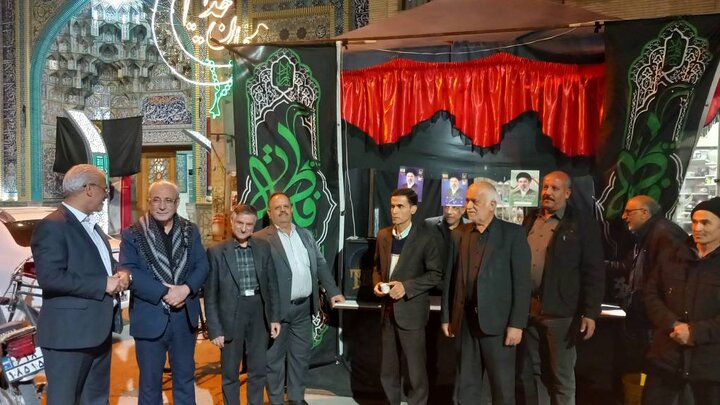 حضور حاجی دلیگانی در جمع خادمان اهل بیت و نیروهای انتظامی شهر دستگرد