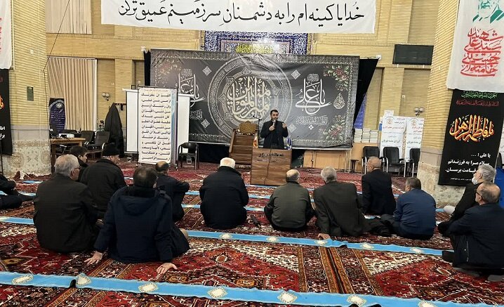 سخنرانی نماینده تبریز در مسجد نور یاغچیان/عیادت از مجروحان جنگ رمضان