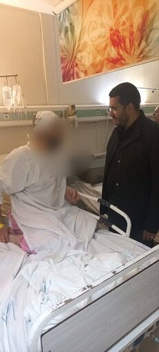 سخنرانی نماینده تبریز در مسجد نور یاغچیان/عیادت از مجروحان جنگ رمضان