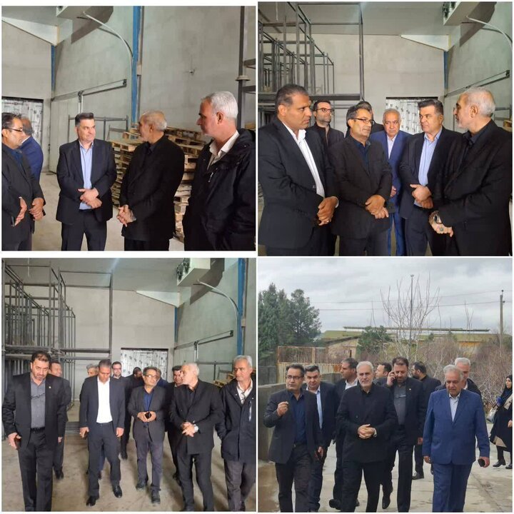 بازدید رنجبر از سردخانه صنعتی فرامان غرب کرمانشاه