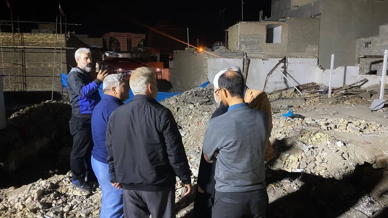 بازدید میدانی ذوالنوری از محل حمله دشمن به محله امام خمینی(ره) در قم