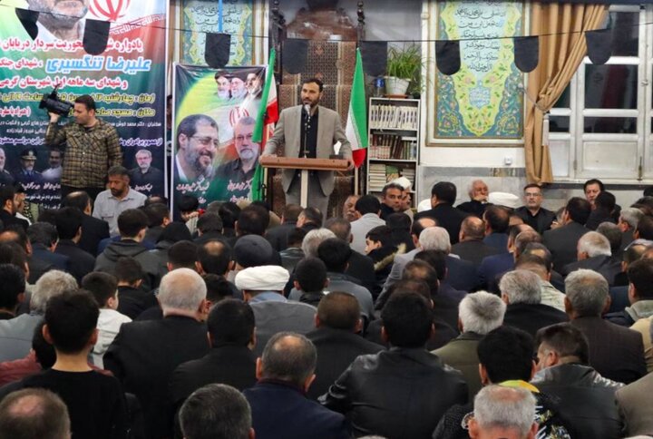 حضور خوش سیما در یادواره شهدای جنگ رمضان در گرمی با محوریت شهید دریابان تنگسیری