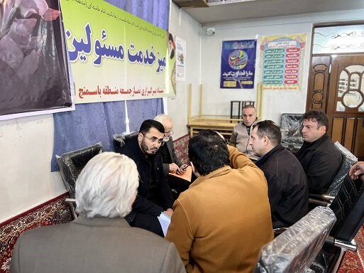 برگزاری میزخدمت نمازجمعه باسمنج با حضور متفکرآزاد
