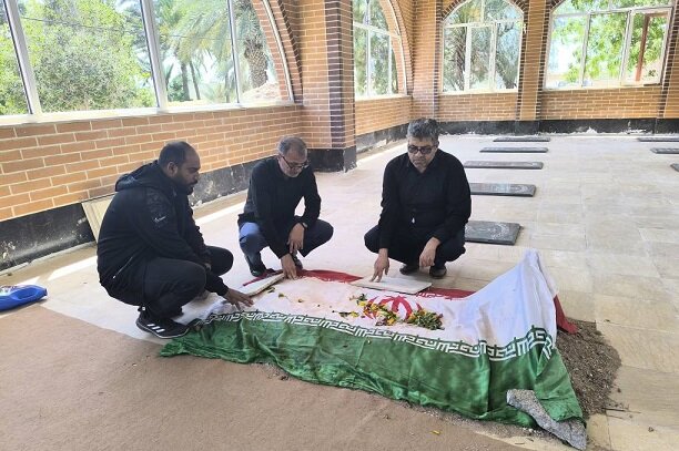 حضور و بازدید احمد مرادی از جزیره هرمز در خلیج فارس