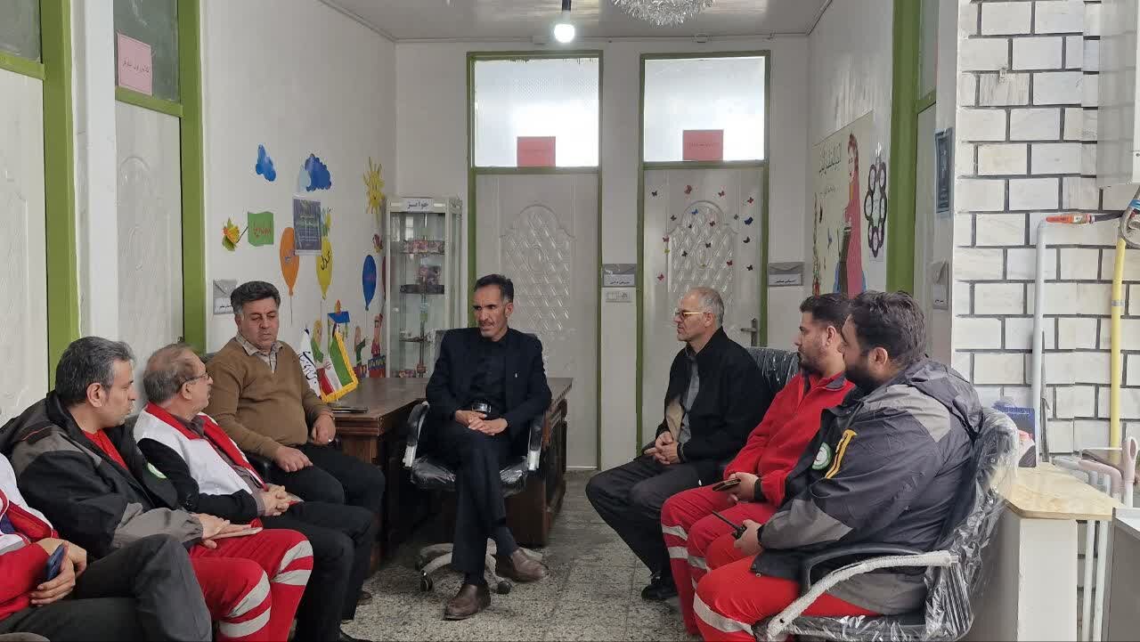 دیدار محمد بیات با مدیرعامل جمعیت هلال احمر استان مرکزی