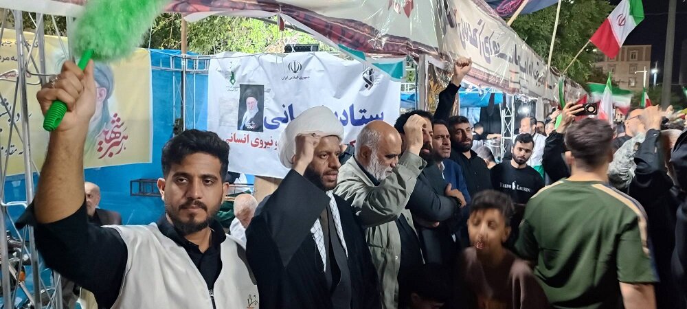 حضور مطورزاد در مراسم اربعین شهادت رهبرشهید