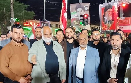 حضور مطورزاد در مراسم اربعین شهادت رهبرشهید