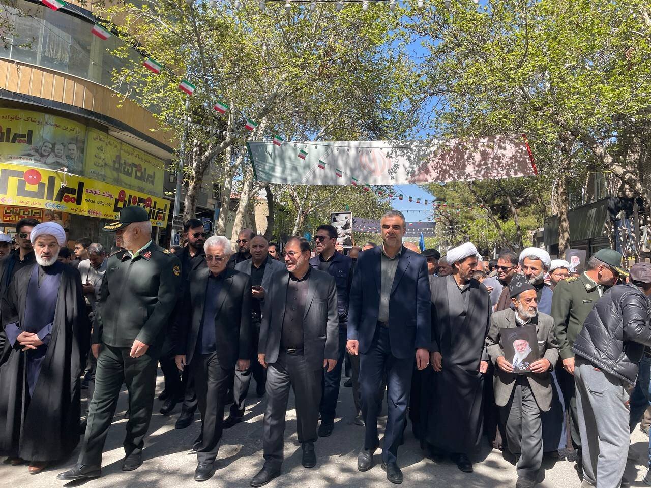 حضور پاکمهر در مراسم اربعین رهبر شهید انقلاب اسلامی در بجنورد