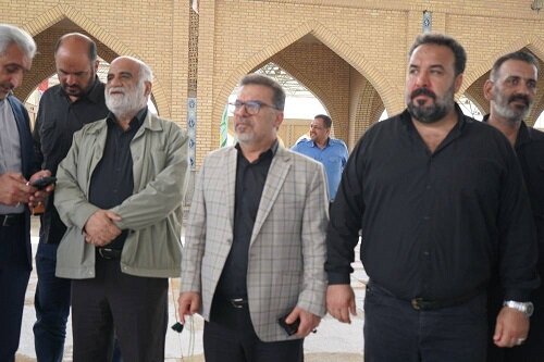 تشییع پیکر شهید ۱۳ساله خرمشهری با حضور «مطورزاده»