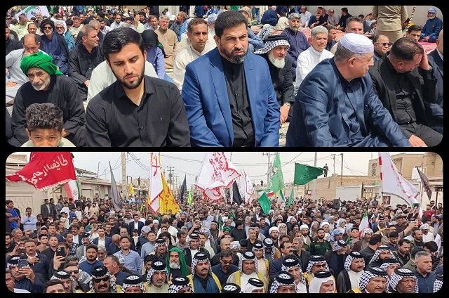 حضور«کعب عمیر»در اربعین شهید«ساعدی» نماینده ادوار مجلس