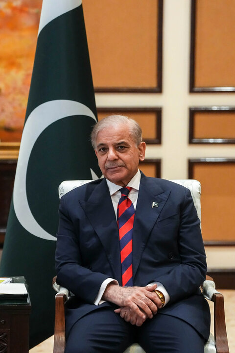 دیدار شهباز شریف نخست وزیر پاکستان با دکتر قالیباف رئیس مجلس