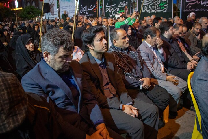 حضور نایب‌رئیس مجلس در تجمع مردم سیاهکل