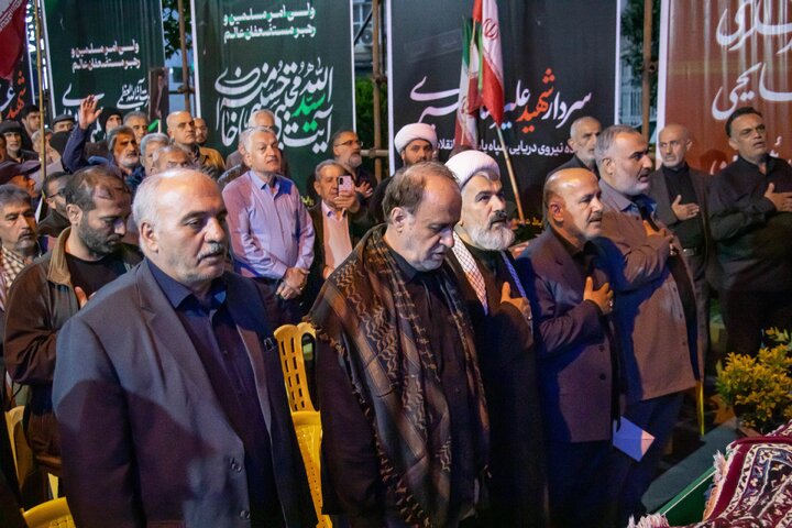 حضور نایب‌رئیس مجلس در تجمع مردم سیاهکل