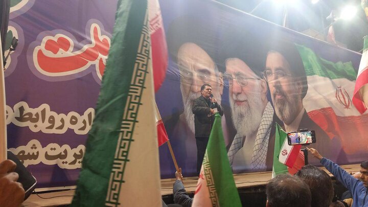 سخنرانی عجم در اجتماع بزرگ‌ مردمی شب‌های اقتدار