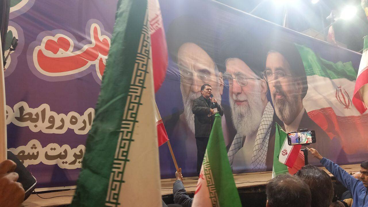 سخنرانی عجم در اجتماع بزرگ‌ مردمی شب‌های اقتدار