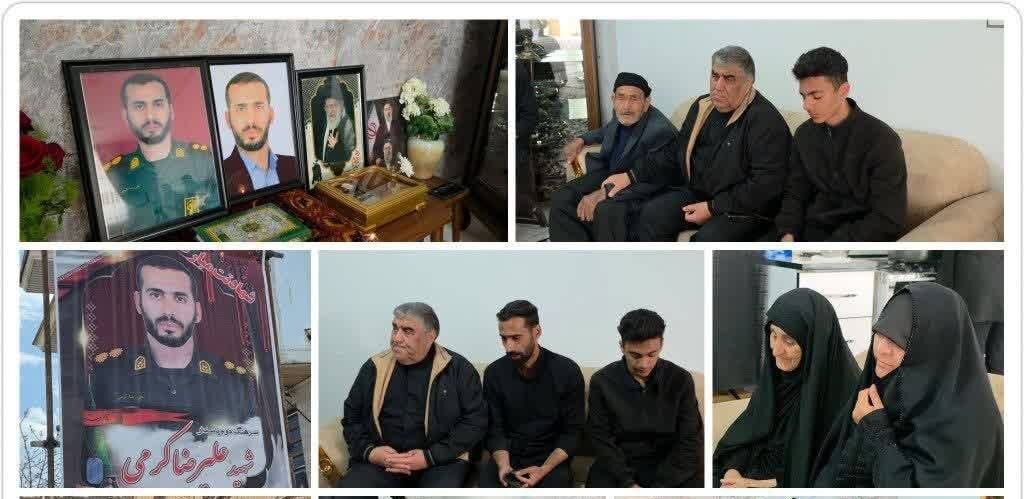 دیدار رئیس فراکسیون شاهد و ایثارگر مجلس با خانواده شهدای هوافضای جنگ رمضان