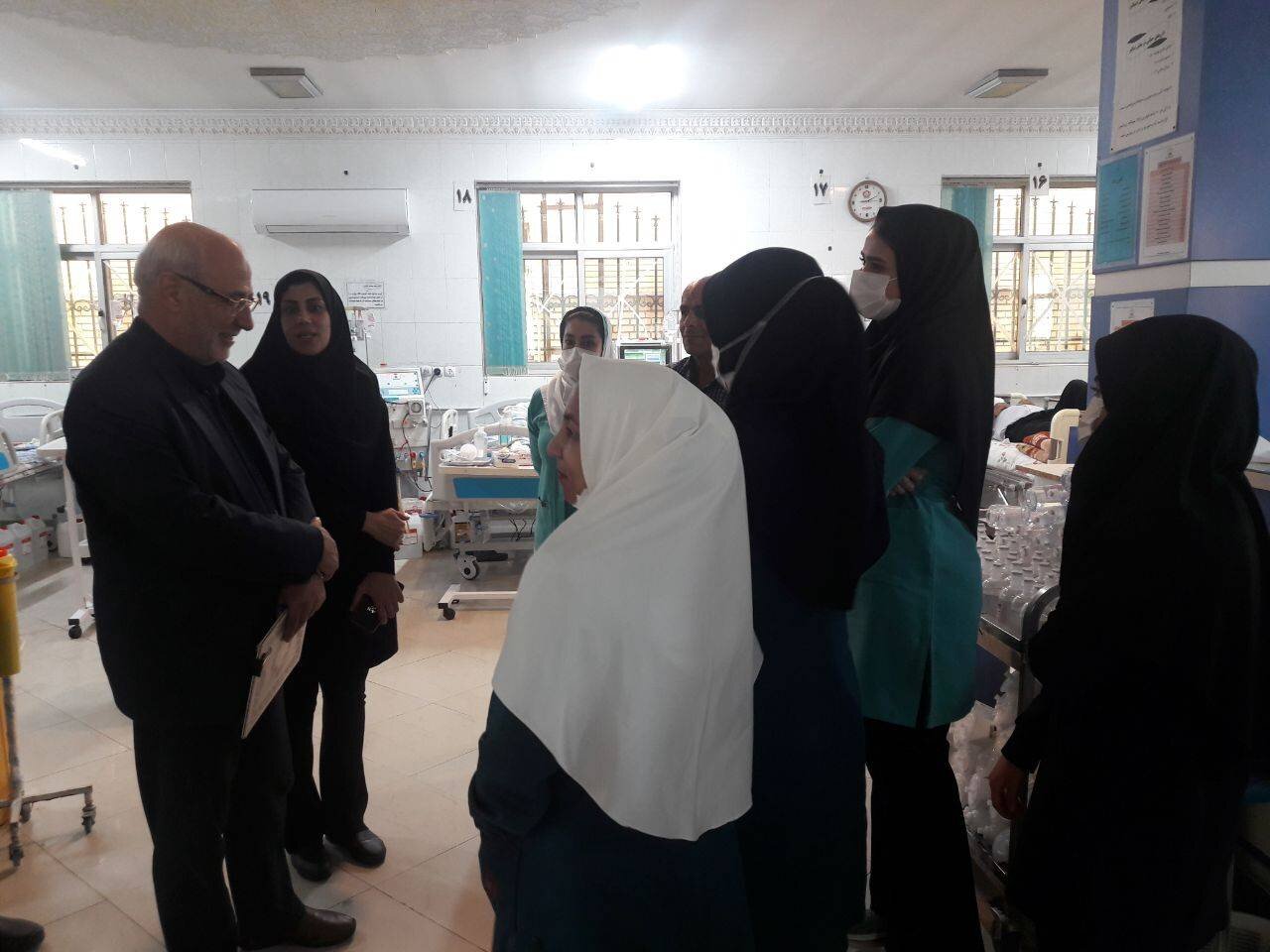بازدید حاجیدلیگانی از مرکز دیالیز حضرت ولیعصر (عج) دولتآباد