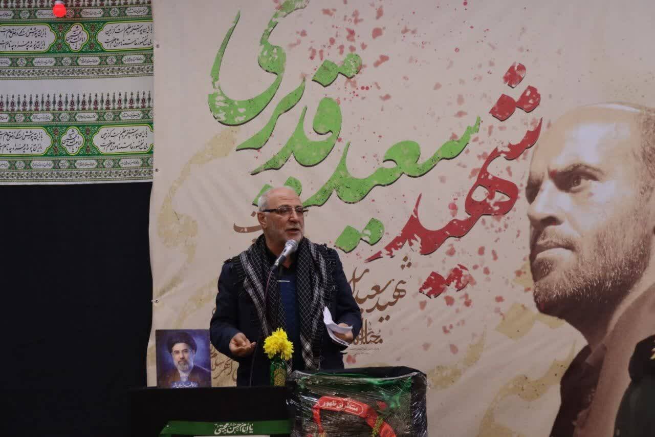 از سخنرانی در یادواره شهیدان قدیری تا ادای احترام به شهدای والامقام رهنان و دولت‌آباد