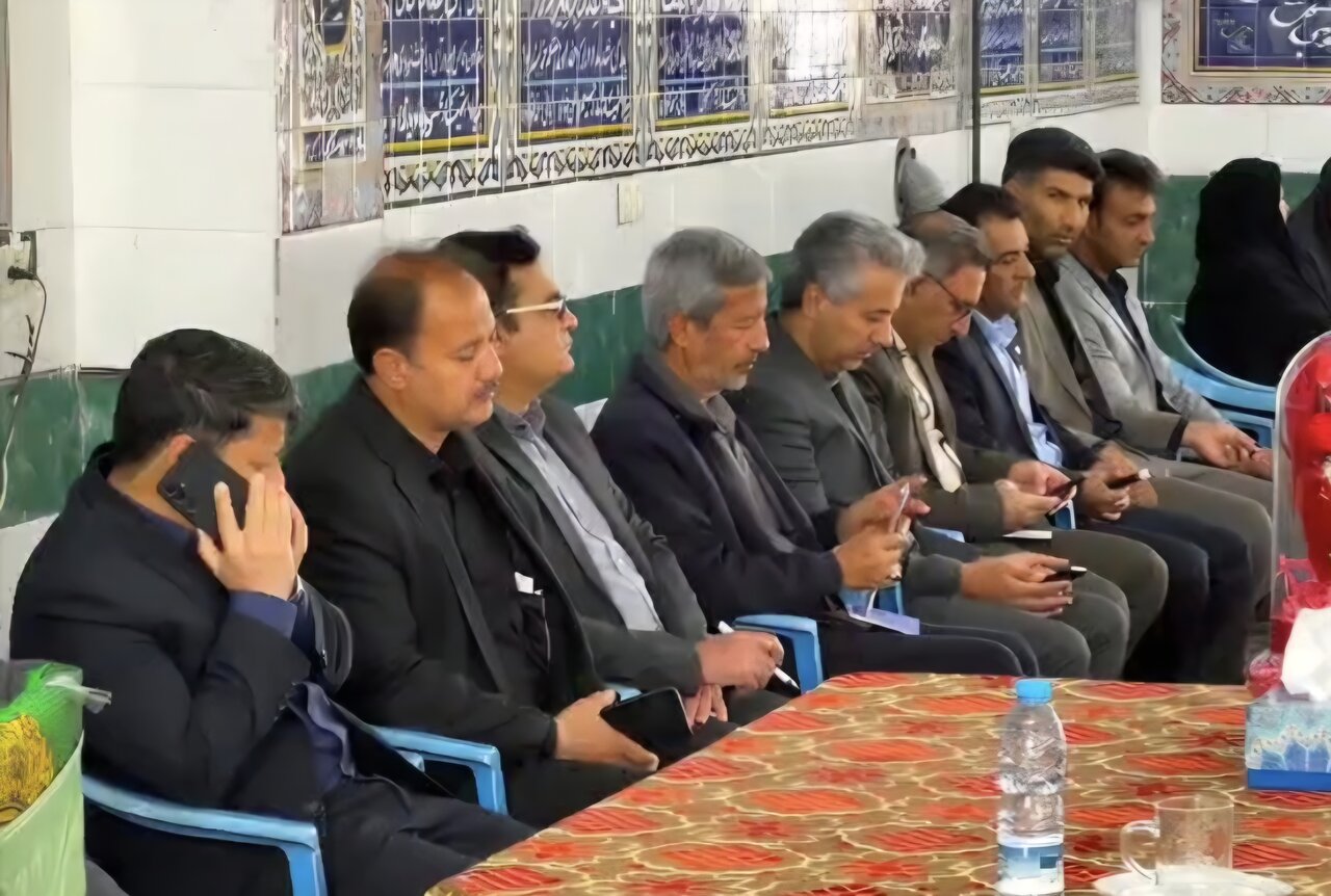 بازدید محمدی از روستاهای خیرآباد و غیاث آباد شهرستان فسا