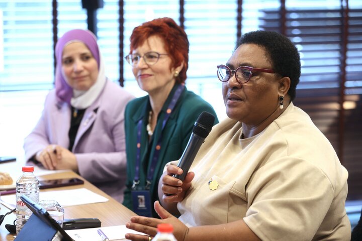 حضور سمیه رفیعی در سمپوزیوم سلامت و رفاه زنان، کودکان و نوجوانان در مواقع بحران - استانبول