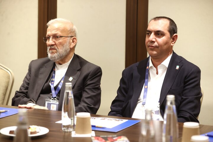 دیدار منوچهر متکی و آندا فیلیپ معاون اجرایی IPU